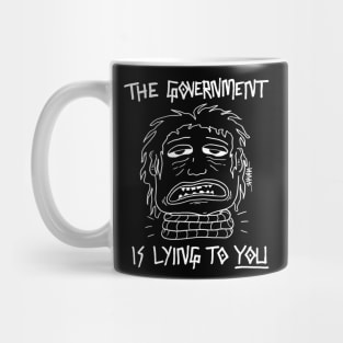 The Govt Is Lying To You (Dark Colors) Mug